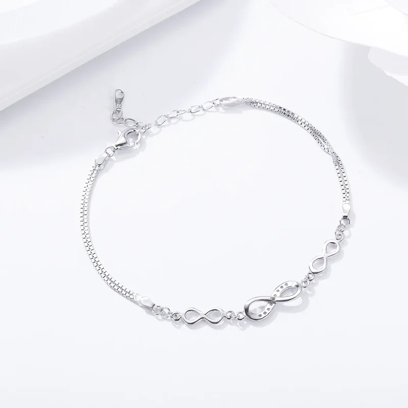 (zdjęcie do) Bransoletka Typu Pandora Niekończąca się elegancja - SCB037 - Wyświetl 5