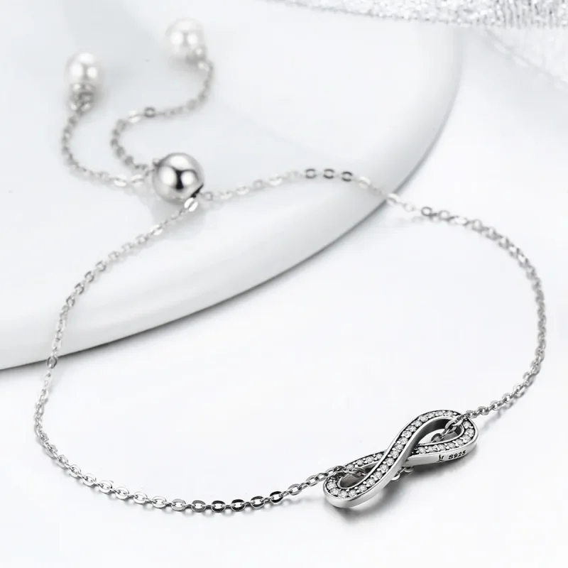 (zdjęcie do) Bransoletka Typu Pandora Niekończąca się elegancja - SCB056 - Wyświetl 6