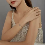 Bransoletka Typu Pandora Otoczone motyle - SCB197