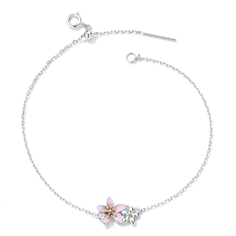 (zdjęcie do) Bransoletka Typu Pandora Piękna Sakura - SCB232 - Wyświetl 3