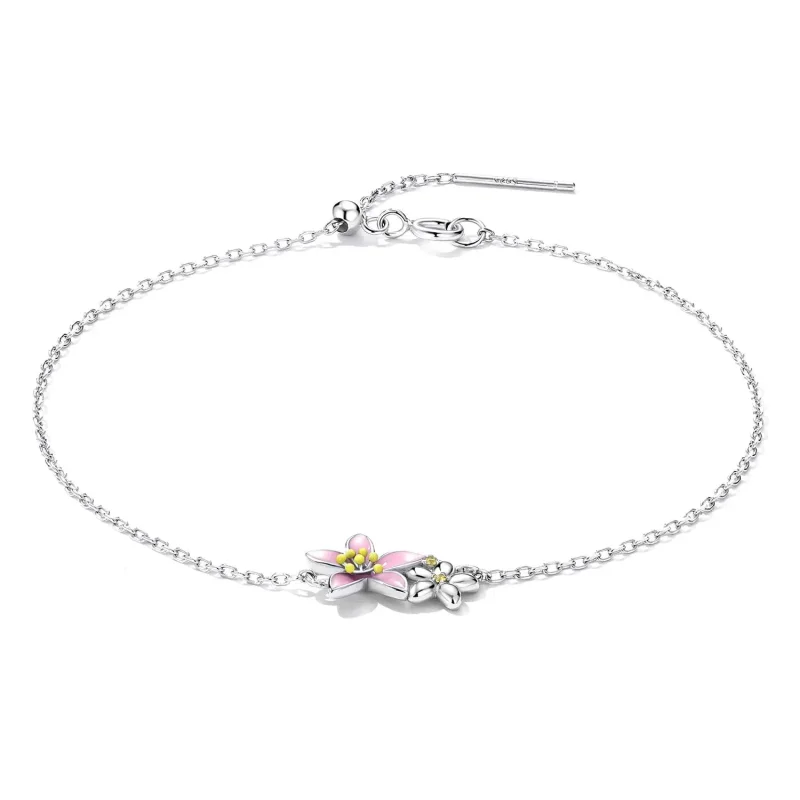 (zdjęcie do) Bransoletka Typu Pandora Piękna Sakura - SCB232 - Wyświetl 4