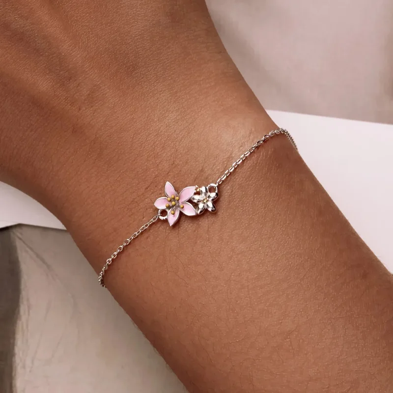 (zdjęcie do) Bransoletka Typu Pandora Piękna Sakura - SCB232 - Wyświetl 5