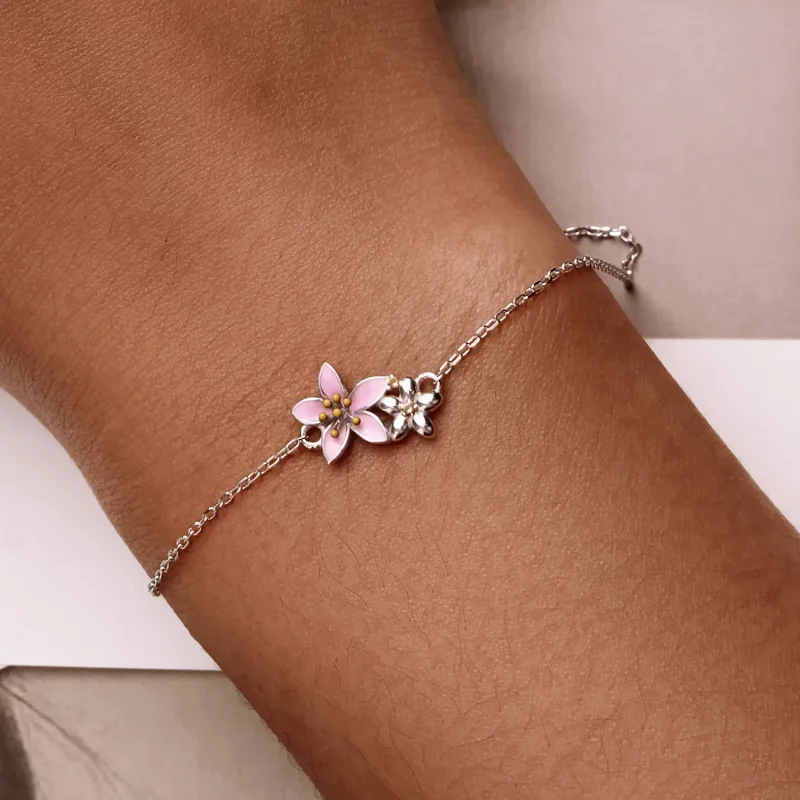 (zdjęcie do) Bransoletka Typu Pandora Piękna Sakura - SCB232 - Wyświetl 6