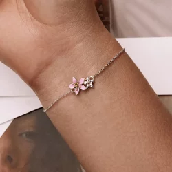 Bransoletka Typu Pandora Piękna Sakura - SCB232