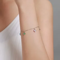 Bransoletka Typu Pandora Prosta geometria - SCB224