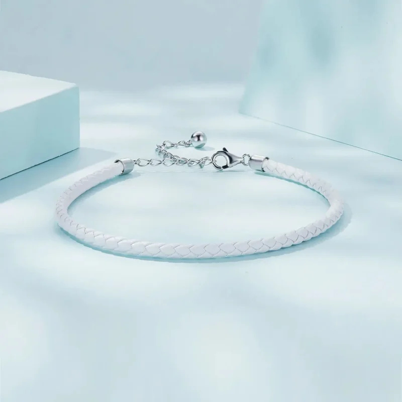(zdjęcie do) Bransoletka Typu Pandora Prosty - SCB243-WH - Wyświetl 2
