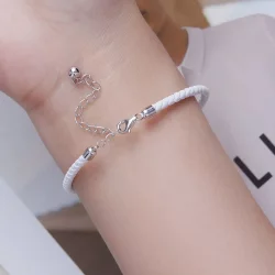 Bransoletka Typu Pandora Prosty - SCB243-WH
