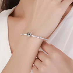 Bransoletka Typu Pandora Słodki Buldog - SCB075