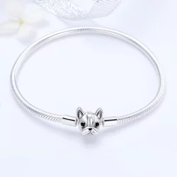 Bransoletka Typu Pandora Słodki Buldog - SCB075
