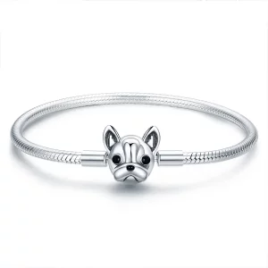 Bransoletka Typu Pandora Słodki Buldog - SCB075
