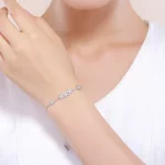 Bransoletka Typu Pandora Stokrotka - SCB084