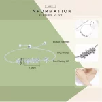 Bransoletka Typu Pandora Stokrotka - SCB084