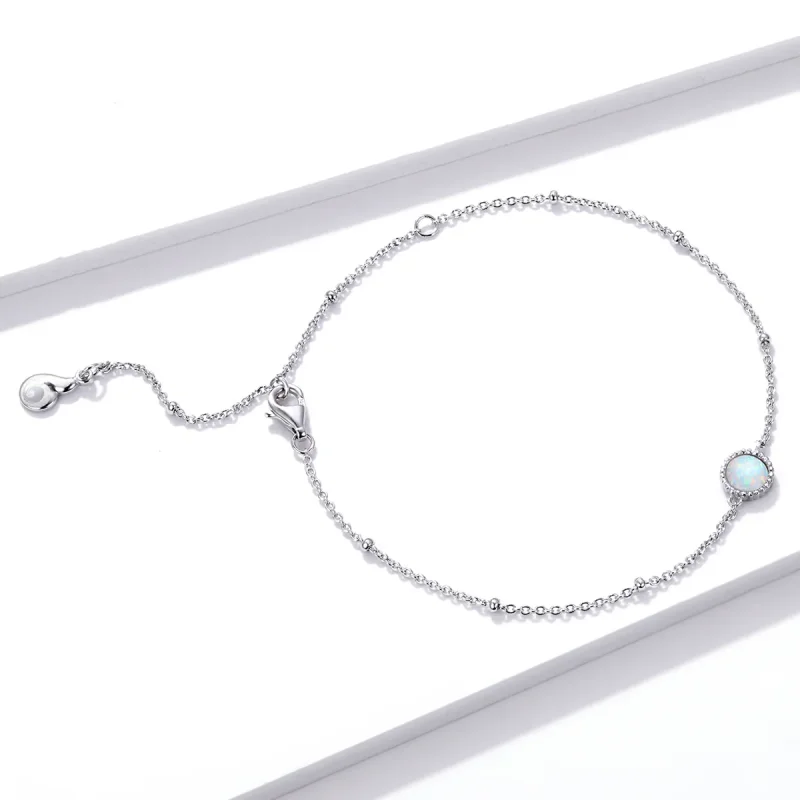 (zdjęcie do) Bransoletka Typu Pandora Wspaniały Opal - BSB054 - Wyświetl 3