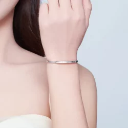 Otwarta bransoletka bangle Nic nie jest niemożliwe - SCB160