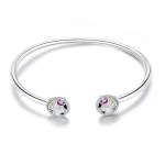 Otwarta bransoletka bangle Pamięć jednorożca - SCB082