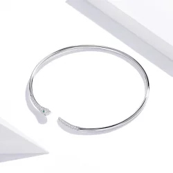 Otwarta bransoletka bangle Wąż - SCB206