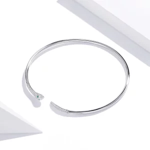 Otwarta bransoletka bangle Wąż - SCB206