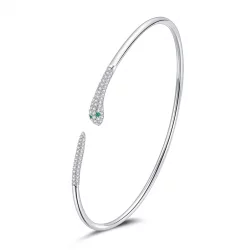 Otwarta bransoletka bangle Wąż - SCB206