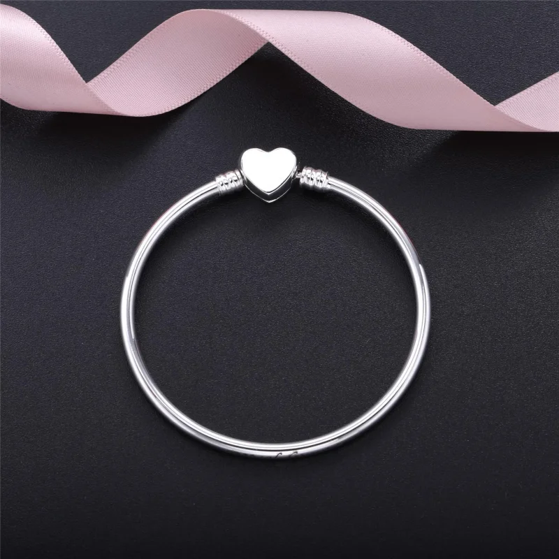 (zdjęcie do) Srebrna bransoletka bangle z cyrkoniami sześciennymi - 590729CZ - Bransoletki PA - Wyświetl 3