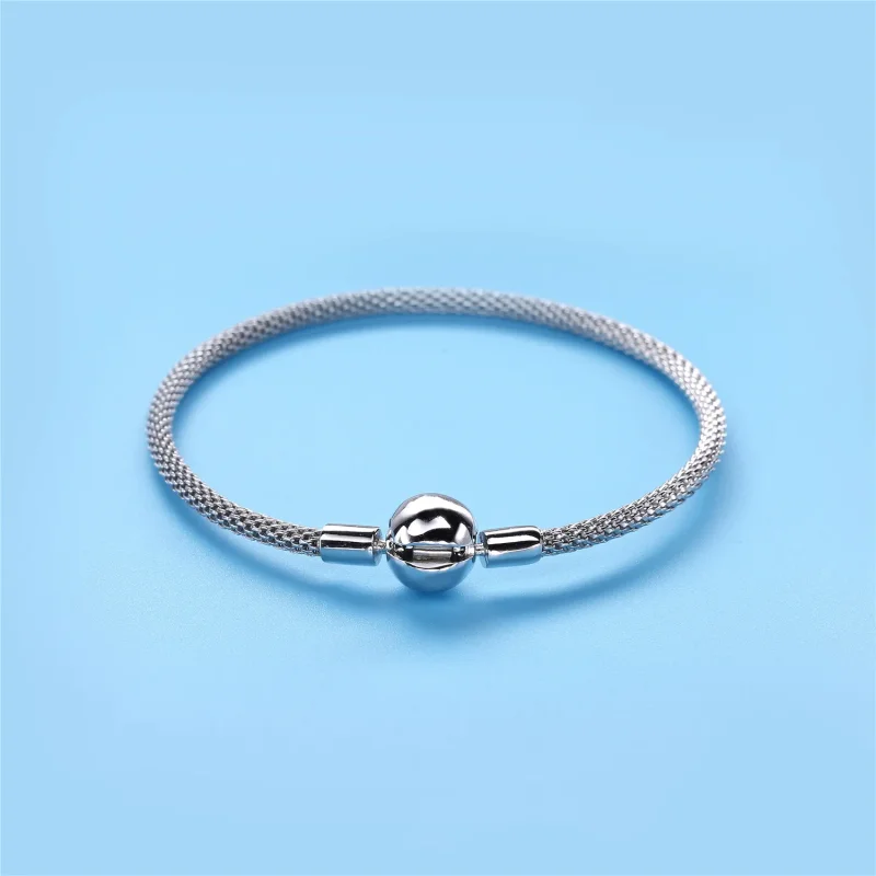 (zdjęcie do) Srebrna bransoletka Mesh Moments - 596543 - Bransoletki PANDORA - Wyświetl 3