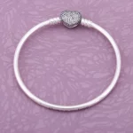Moments Always in My Heart Silver Bangle - Pandora PL