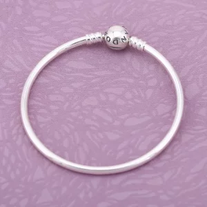 Srebrna bransoletka bangle ESSENCE - Pandora PL