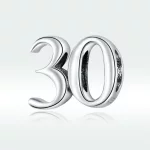 Charms Typu Pandora 30 urodziny - SCC1622