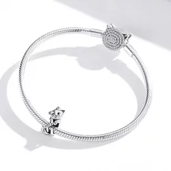 Charms Typu Pandora ładny lis - SCC1925