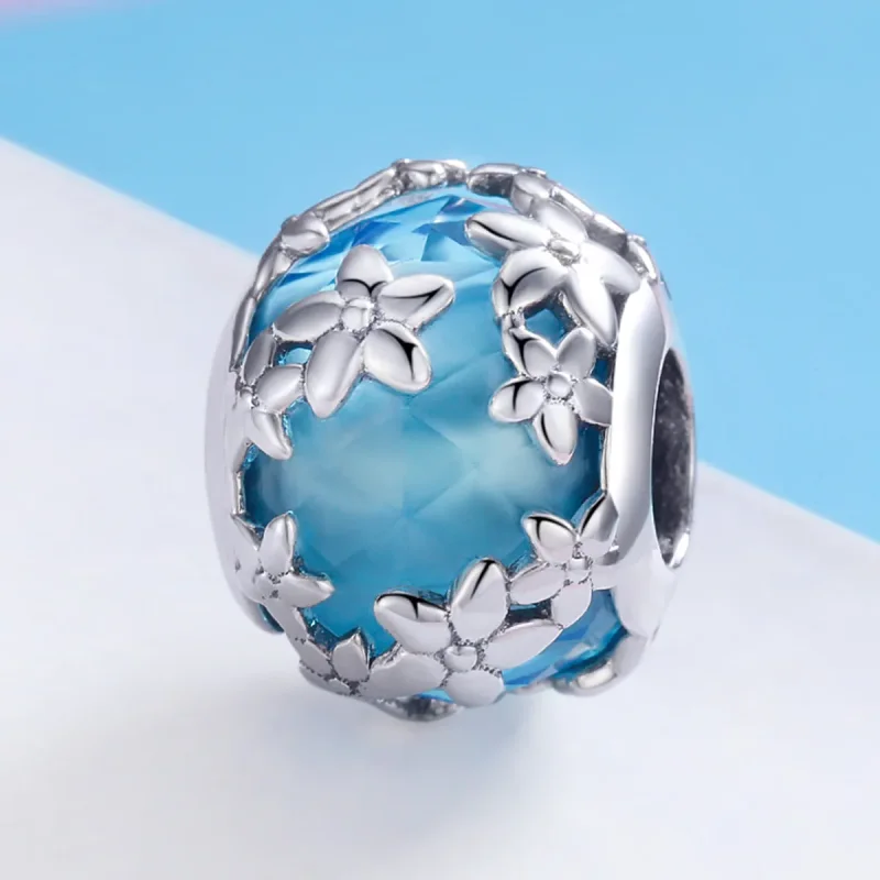 (zdjęcie do) Charms Typu Pandora Akwamaryn Spowiedź Daisy - SCC878 - Wyświetl 2