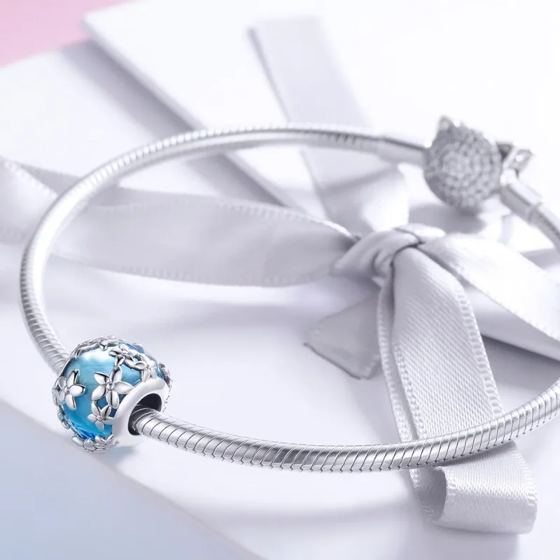 (zdjęcie do) Charms Typu Pandora Akwamaryn Spowiedź Daisy - SCC878 - Wyświetl 3