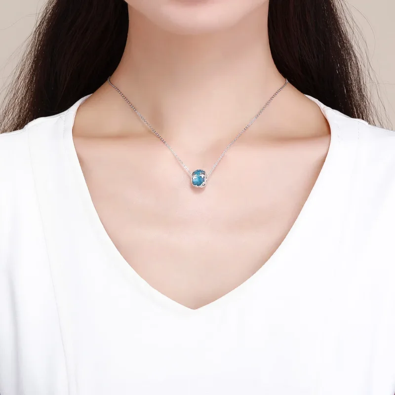 (zdjęcie do) Charms Typu Pandora Akwamaryn Spowiedź Daisy - SCC878 - Wyświetl 5