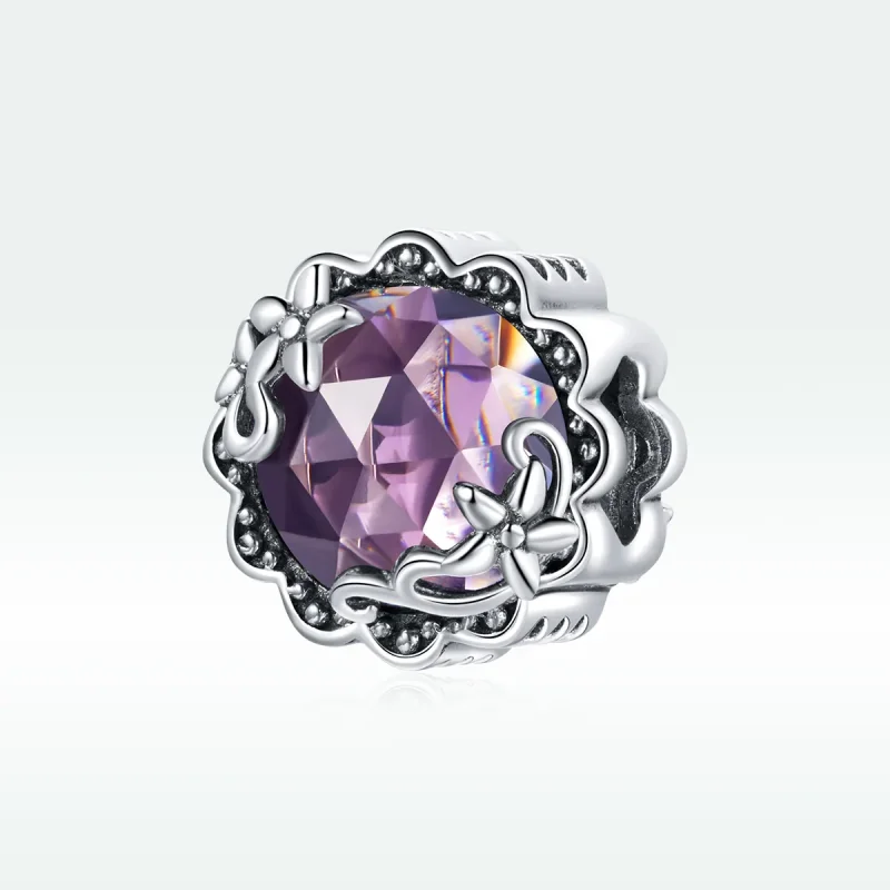 (zdjęcie do) Charms Typu Pandora Ametystowy wzór - SCC1796 - Wyświetl 5
