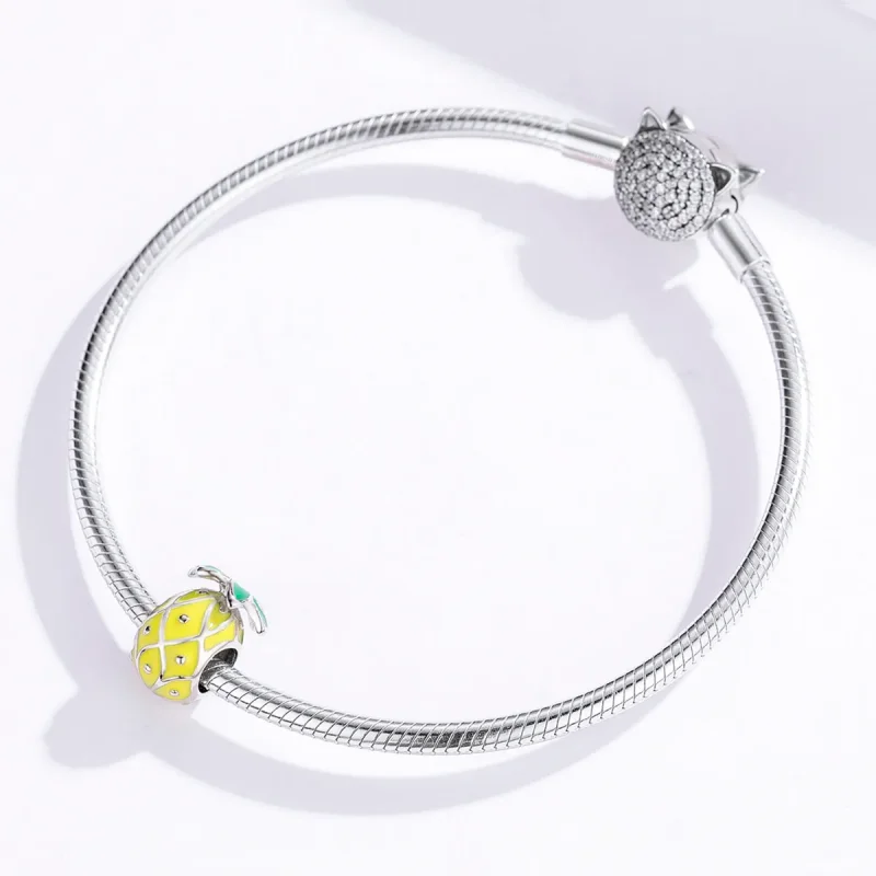 (zdjęcie do) Charms Typu Pandora Ananas - BSC128 - Wyświetl 4