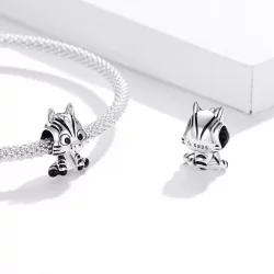Charms Typu Pandora Animowana zebra - BSC387