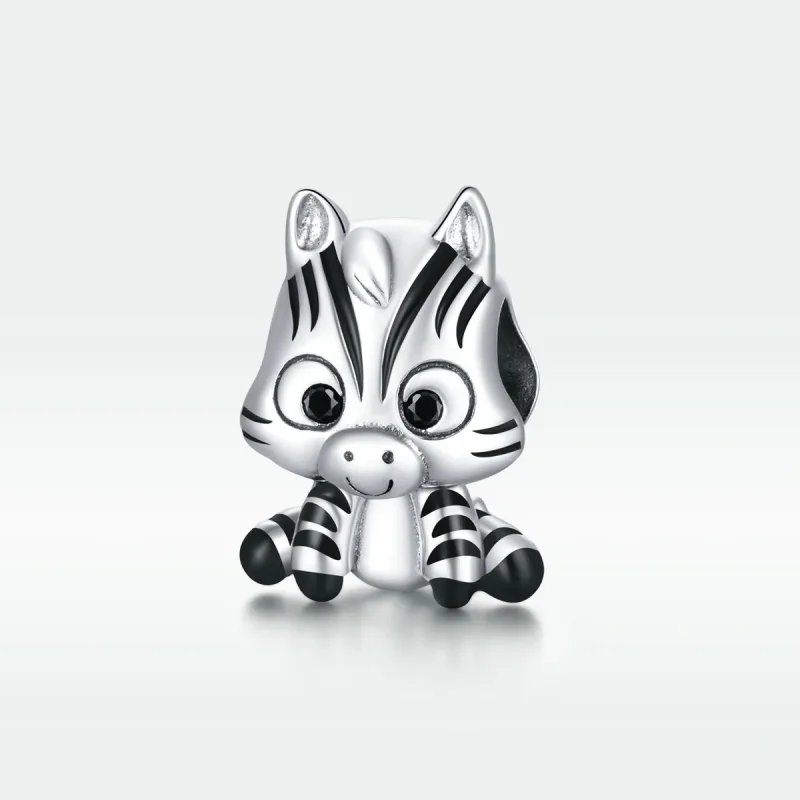 (zdjęcie do) Charms Typu Pandora Animowana zebra - BSC387 - Wyświetl 5