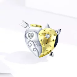 Charms Typu Pandora Anioł diabeł - BSC107