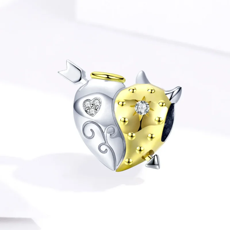 (zdjęcie do) Charms Typu Pandora Anioł diabeł - BSC107 - Wyświetl 2