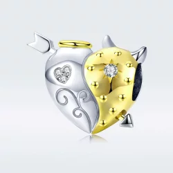Charms Typu Pandora Anioł diabeł - BSC107