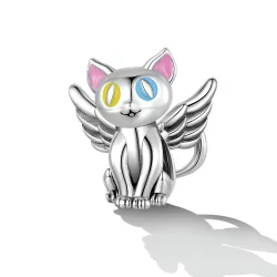Charms Typu Pandora Anioł Kot - SCC2299