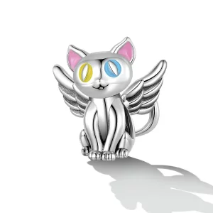 Charms Typu Pandora Anioł Kot - SCC2299