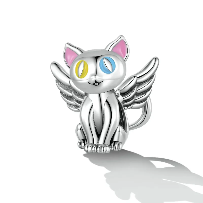 (zdjęcie do) Charms Typu Pandora Anioł Kot - SCC2299 - Wyświetl 2