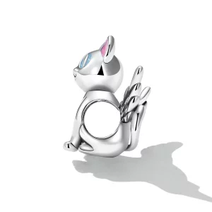 Charms Typu Pandora Anioł Kot - SCC2299