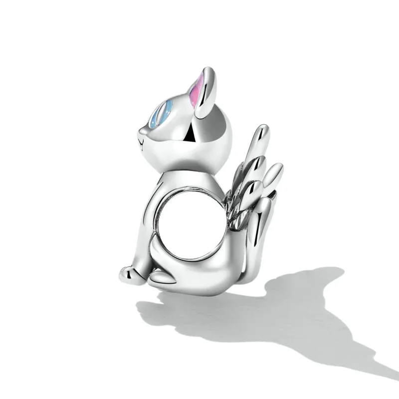 (zdjęcie do) Charms Typu Pandora Anioł Kot - SCC2299 - Wyświetl 3