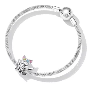 Charms Typu Pandora Anioł Kot - SCC2299