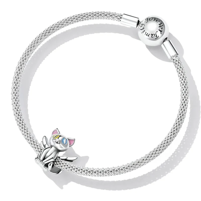 (zdjęcie do) Charms Typu Pandora Anioł Kot - SCC2299 - Wyświetl 5