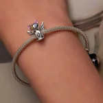 Charms Typu Pandora Anioł Kot - SCC2299