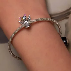 Charms Typu Pandora Anioł Kot - SCC2299