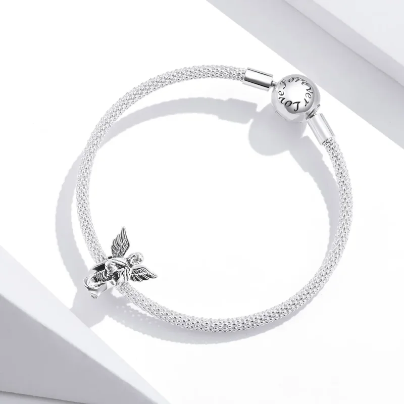 (zdjęcie do) Charms Typu Pandora Anioł Miłości - BSC314 - Wyświetl 3
