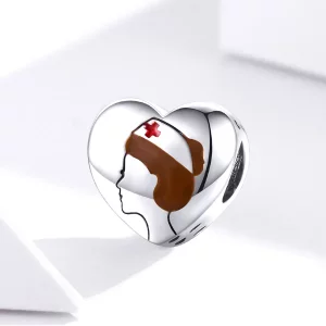 Charms Typu Pandora Anioł w bieli - Pielęgniarka - SCC1547