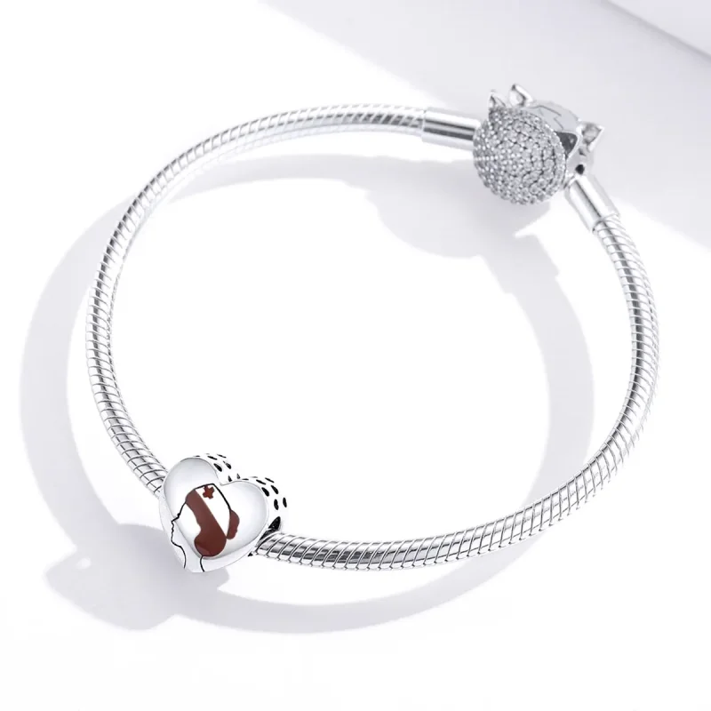 (zdjęcie do) Charms Typu Pandora Anioł w bieli - Pielęgniarka - SCC1547 - Wyświetl 4